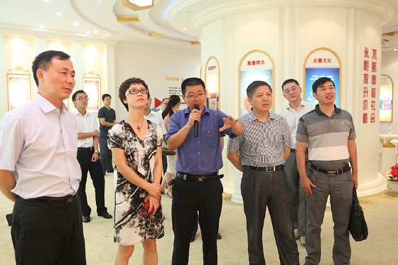 馬鞍山市政府副秘書長徐道才一行來ku娛樂真人體育平臺下載調研黨建工作