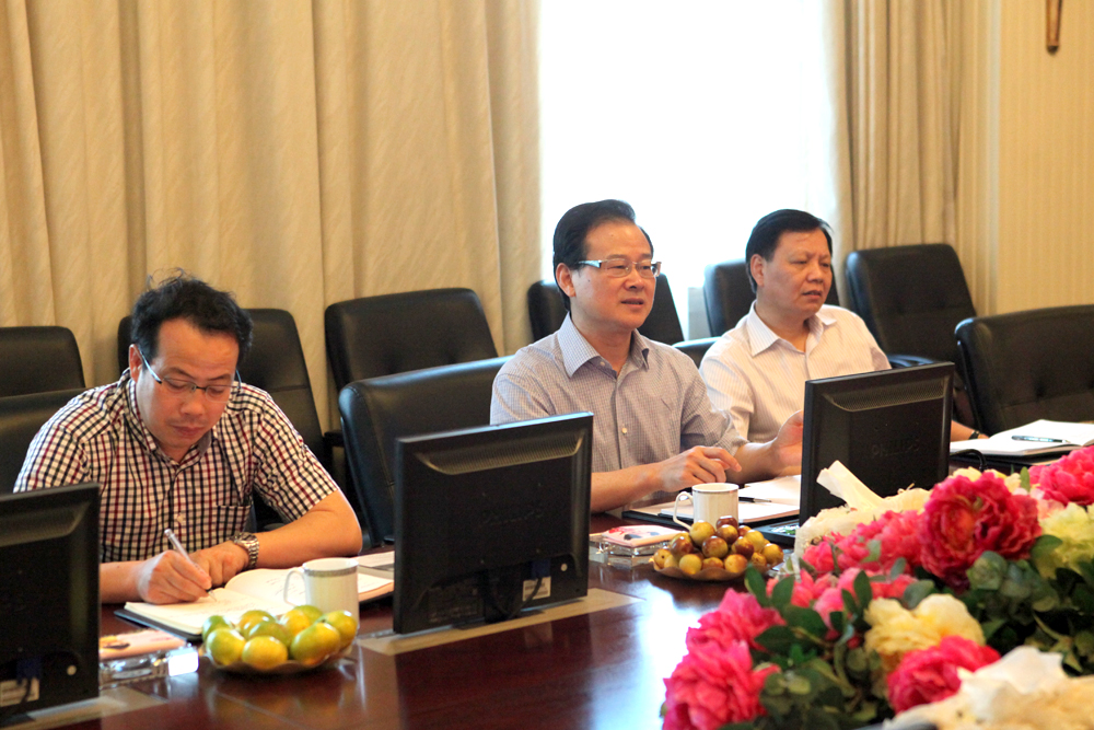 紹興市徐明光副市長一行到ku娛樂真人體育平臺下載調研生産經營情況