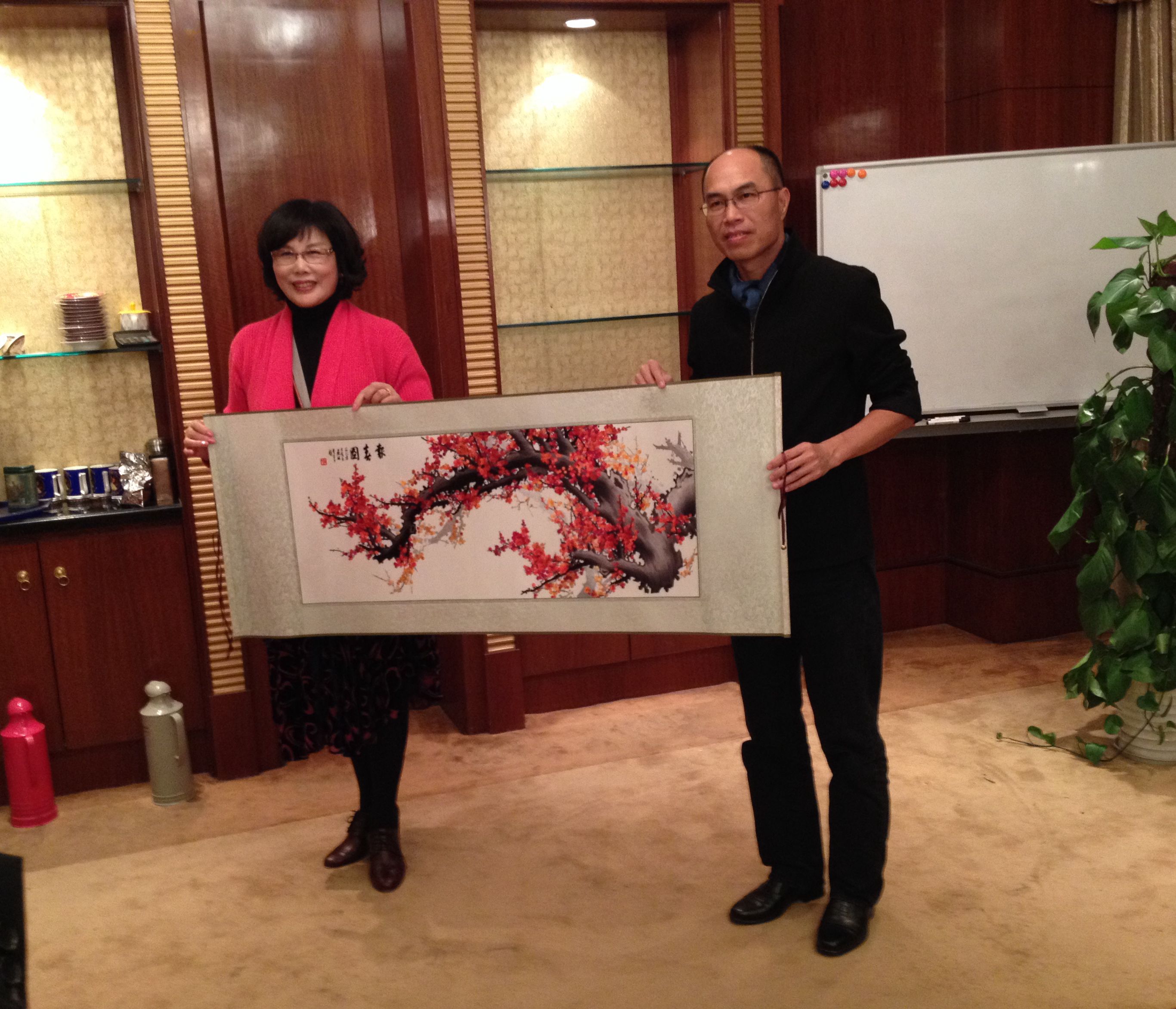 江門市鄧偉根市長一行訪問西藏自治區ku娛樂真人體育平臺下載大樓