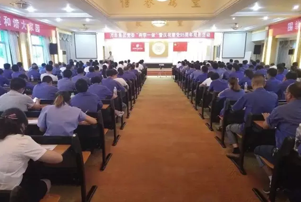 ku娛樂真人體育平臺下載集團黨委開展“兩學一做”學習教育暨紀念建黨95周年觀影活動